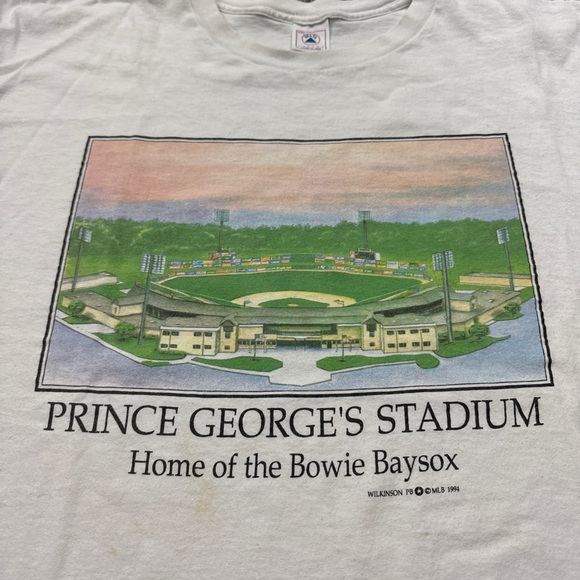 Vintage Bowie Baysox MiLB Baseball T Shirt Minor League Prince George’s Stadium - Picture 5 of 7